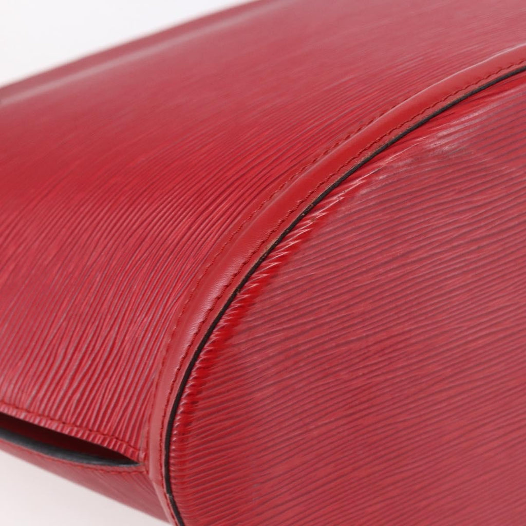 Louis Vuitton Saint Jacques Handbag Epi Leather Red Leather Shoulder Bag Bag (Pre-Owned)