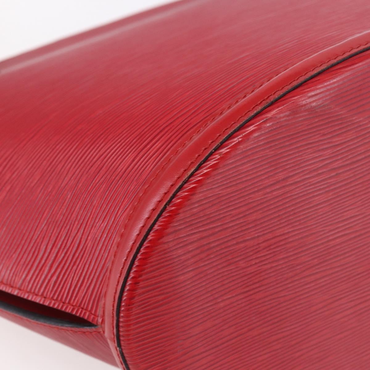 Louis Vuitton Saint Jacques Handbag Epi Leather Red Leather Shoulder Bag Bag (Pre-Owned)