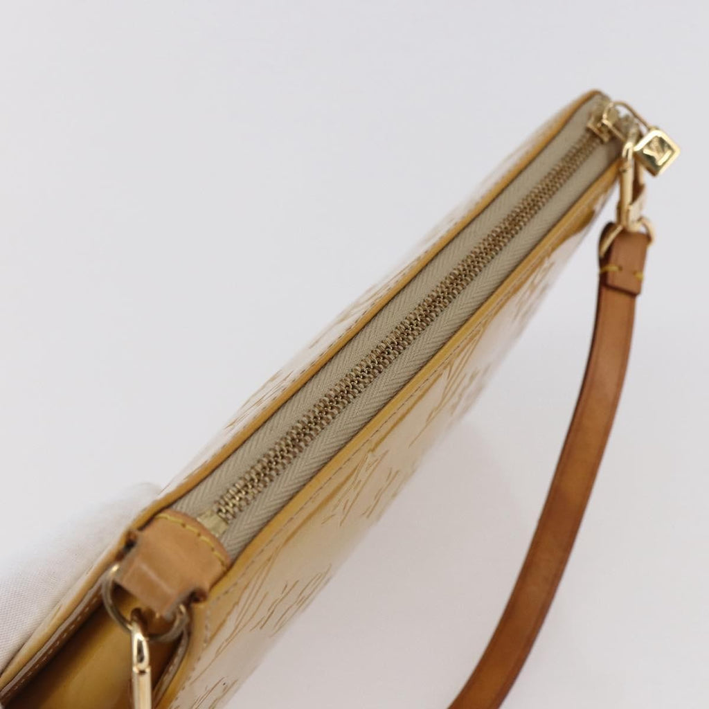 Louis Vuitton Lexington Pochette Monogram Vernis Beige Patent_Leather Clutche & Pouche Bag (Pre-Owned)
