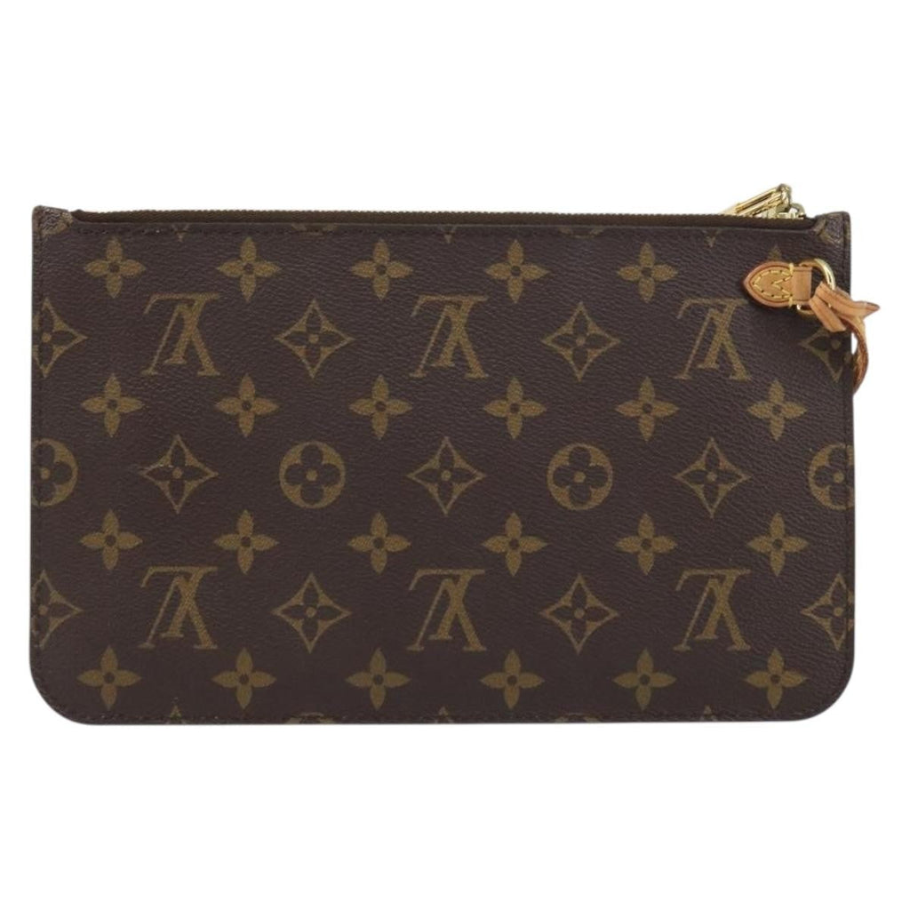 Louis Vuitton Neverfull Pochette Monogram Canvas Brown Canvas Clutche & Pouche Bag (Pre-Owned)