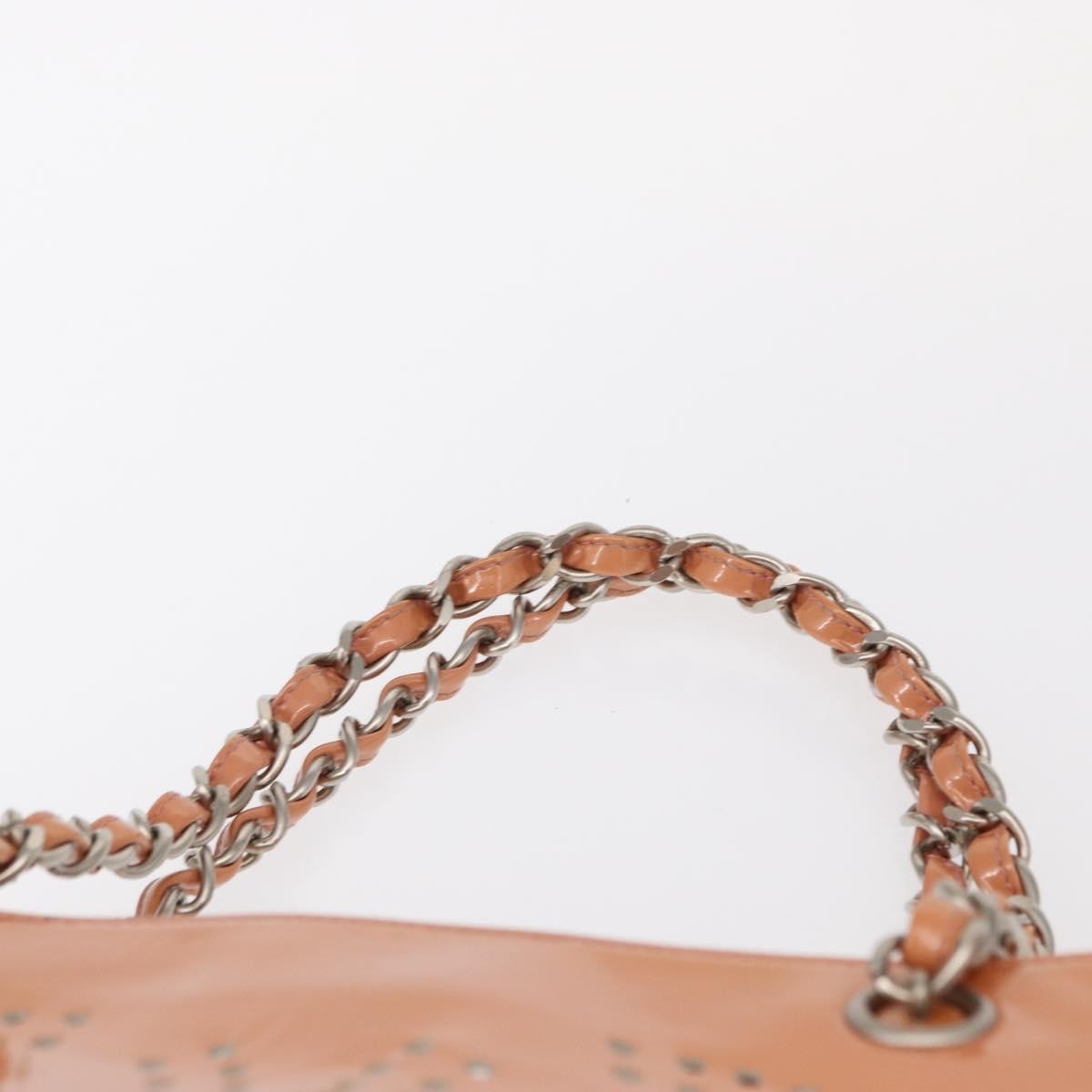 Chanel Triple Cc Tote Patent Pink Patent_Leather Tote Bag Bag (Pre-Owned)
