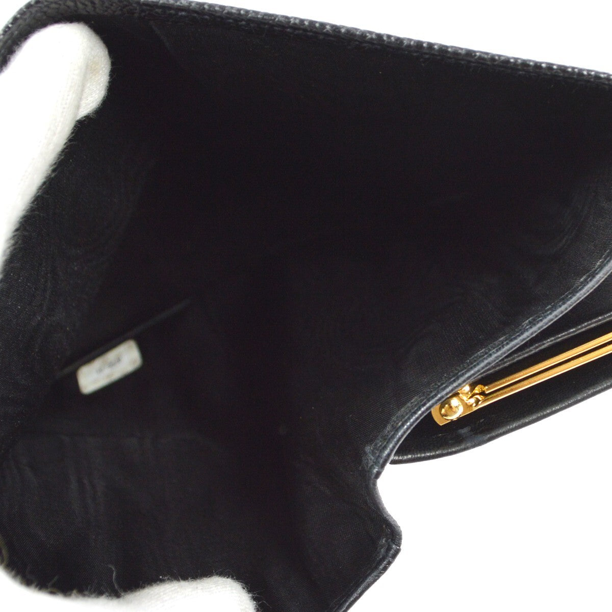 Chanel Timeless Cc French Wallet Caviar Black Leather Wallets Accessory (Pre-Owned)