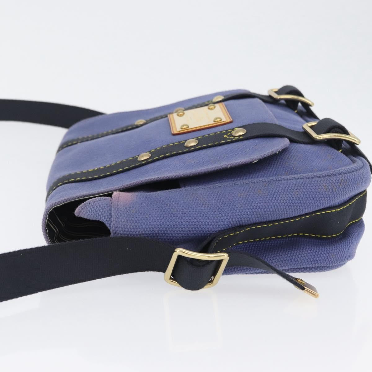 Louis Vuitton Antigua Besace Messenger Bag Canvas Blue Canvas Shoulder Bag Bag (Pre-Owned)