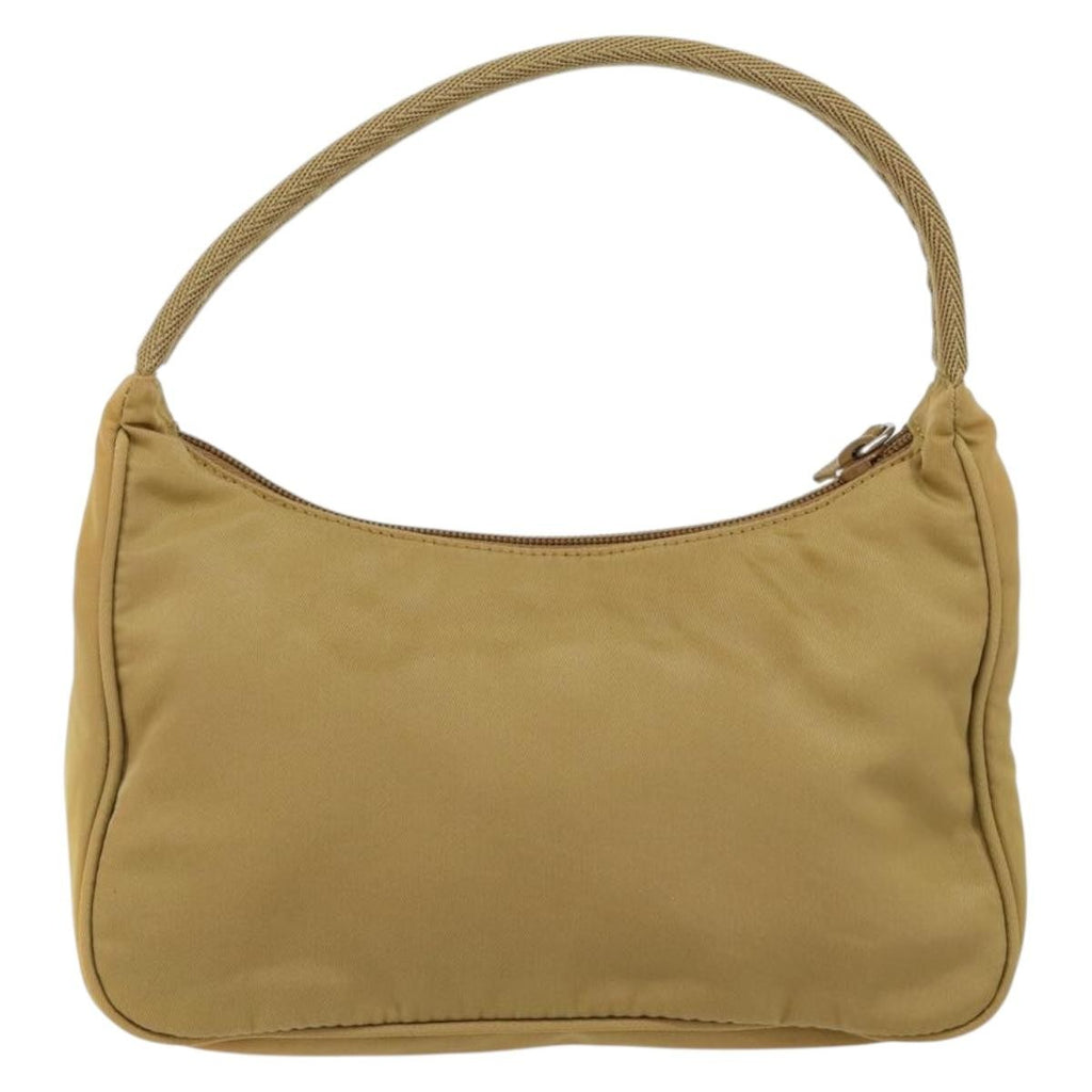 Prada Re-Edition 2000 Hobo Tessuto Beige Nylon Clutche & Pouche Bag (Pre-Owned)