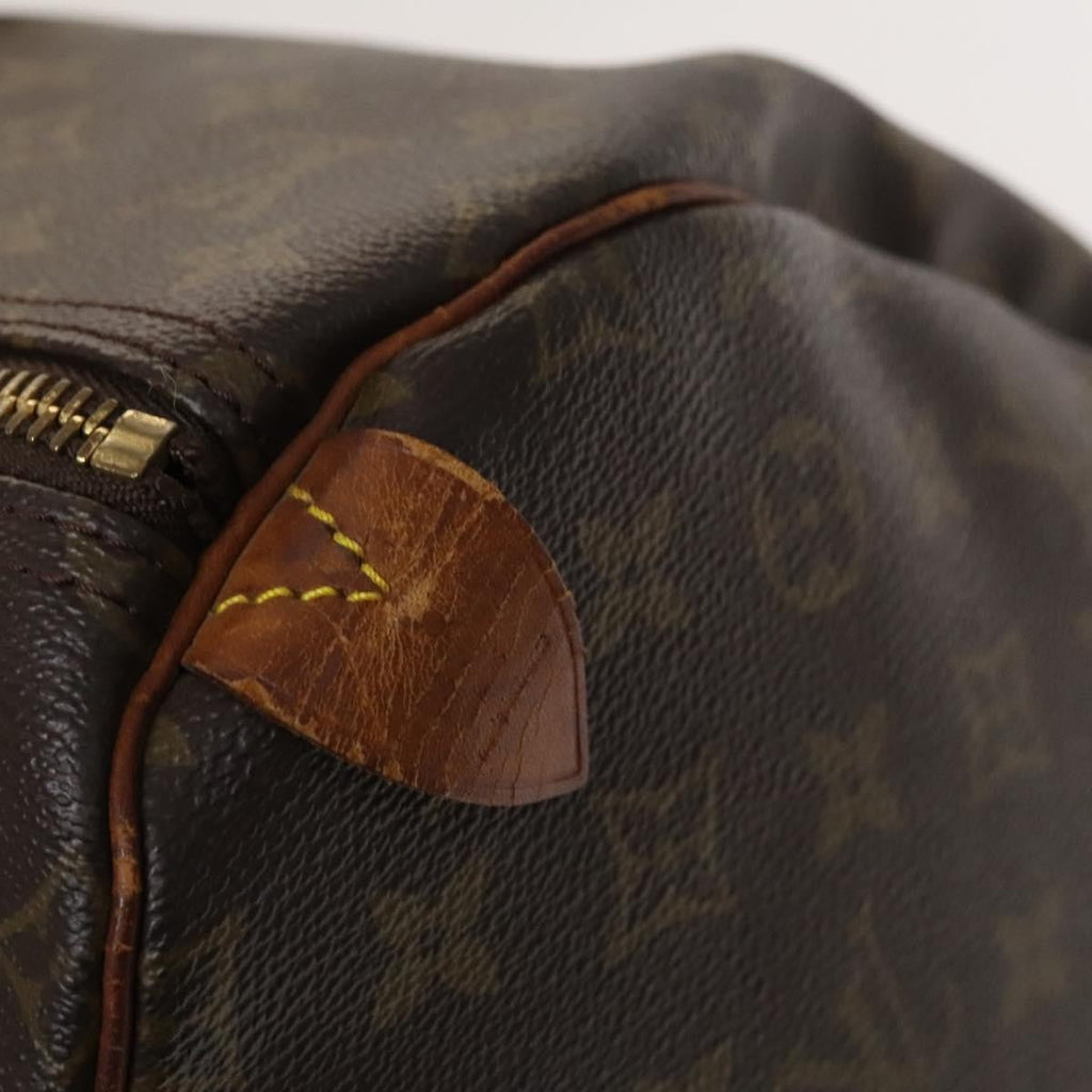 Louis Vuitton Keepall Bag Monogram Canvas Brown Canvas Travel Bag Bag (Pre-Owned)
