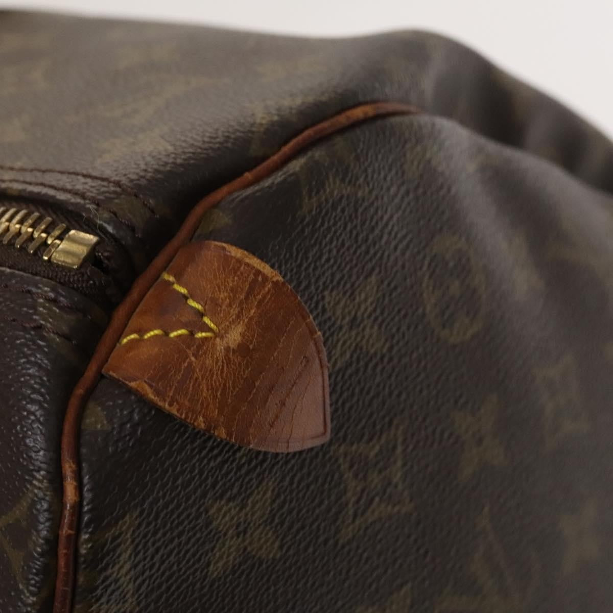 Louis Vuitton Keepall Bag Monogram Canvas Brown Canvas Travel Bag Bag (Pre-Owned)
