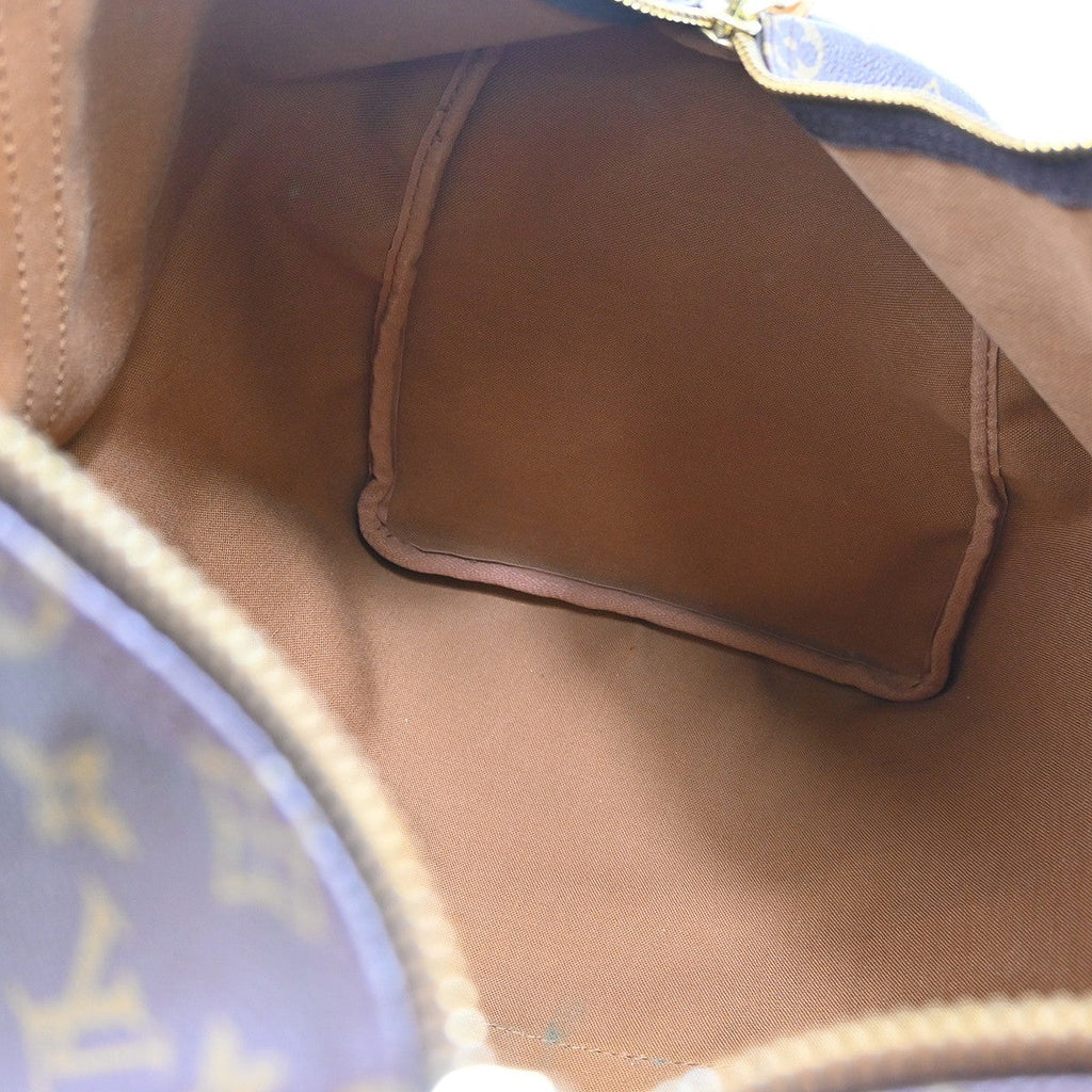 Louis Vuitton Keepall Bag Monogram Canvas Brown Canvas Travel Bag Bag (Pre-Owned)
