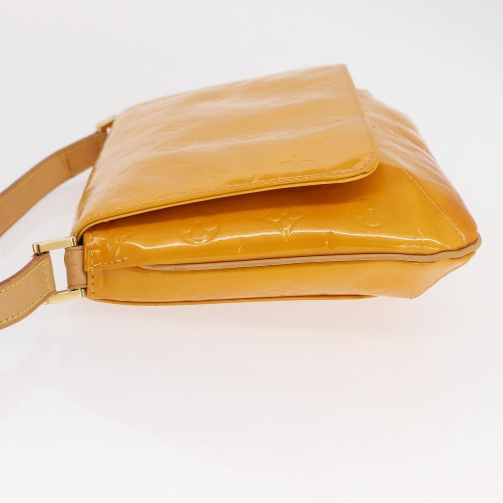 Louis Vuitton Thompson Street Handbag Monogram Vernis Yellow Patent_Leather Shoulder Bag Bag (Pre-Owned)