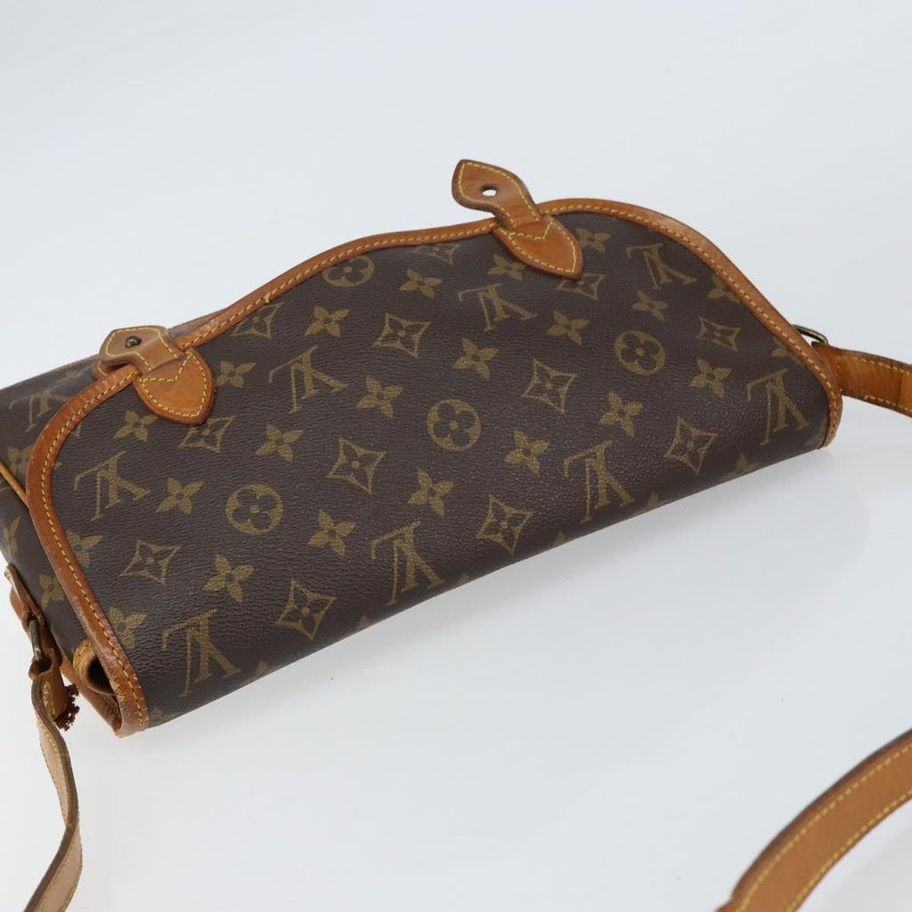 Louis Vuitton Sac Gibeciere Messenger Bag Monogram Canvas Brown Canvas Shoulder Bag Bag (Pre-Owned)