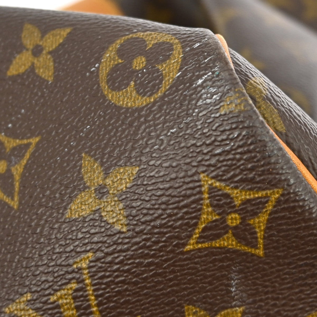 Louis Vuitton Keepall Bag Monogram Canvas Brown Canvas Travel Bag Bag (Pre-Owned)