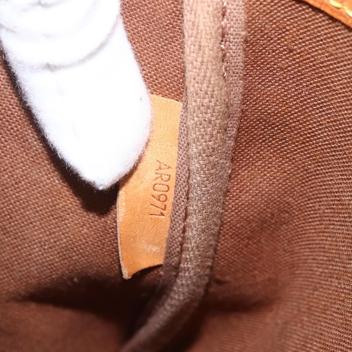 Louis Vuitton Sac Gibeciere Messenger Bag Monogram Canvas Brown Canvas Shoulder Bag Bag (Pre-Owned)