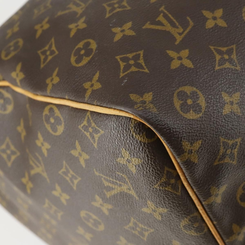 Louis Vuitton Keepall Bag Monogram Canvas Brown Canvas Travel Bag Bag (Pre-Owned)