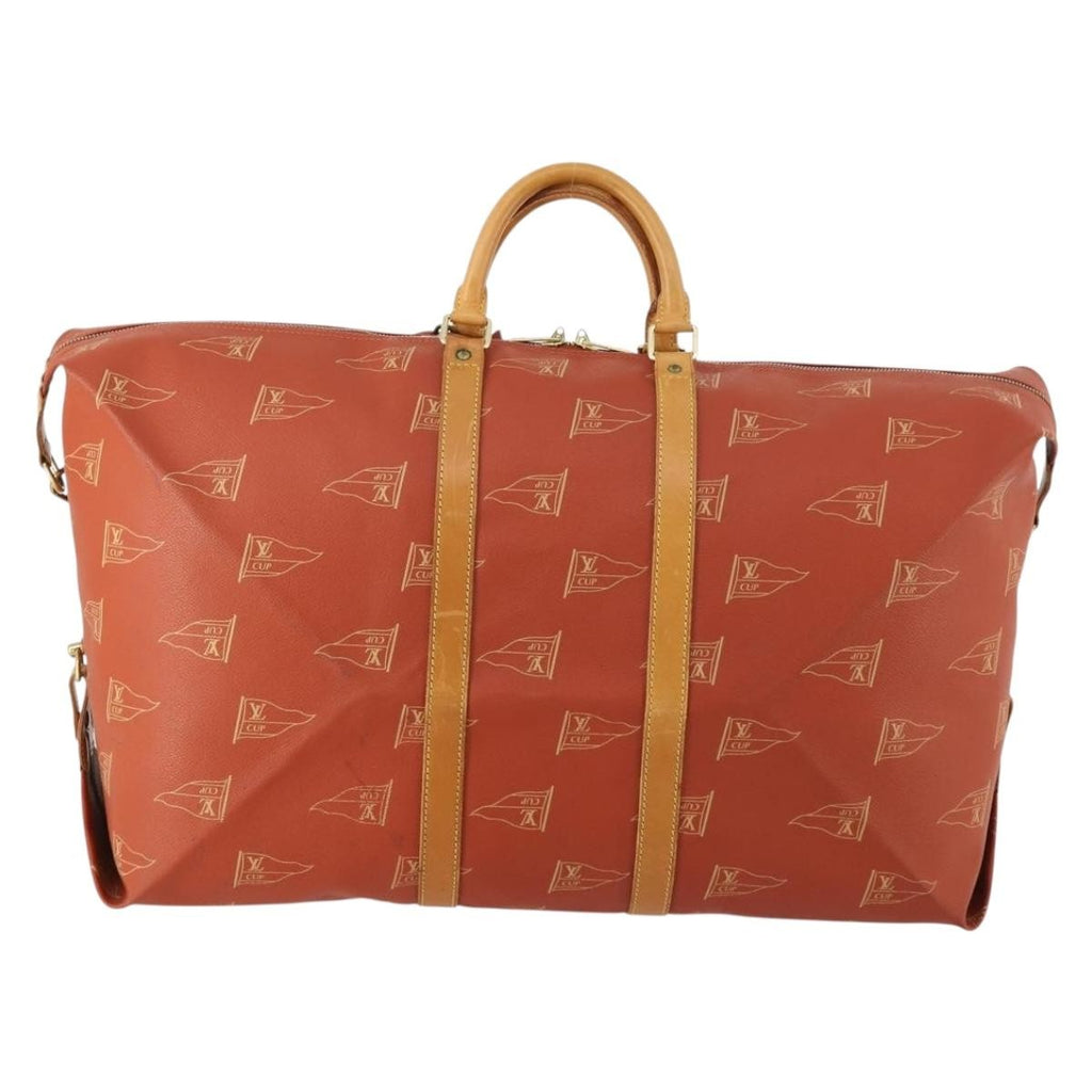 Louis Vuitton Cup Garment Cover Coated Canvas Red Pvc Travel Bag Bag (Pre-Owned)
