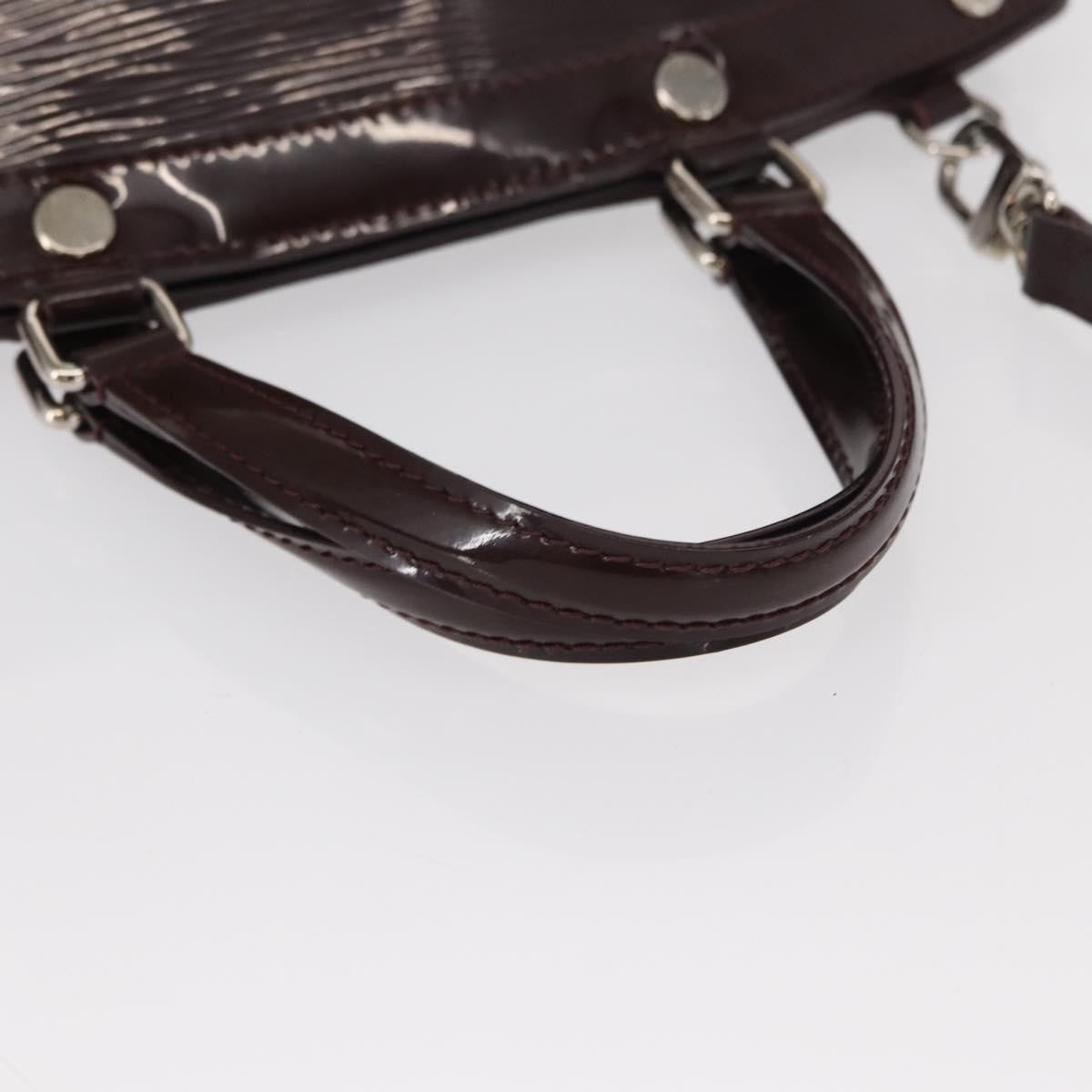 Louis Vuitton Brea Handbag Electric Epi Leather Purple Leather Handbag (Pre-Owned)