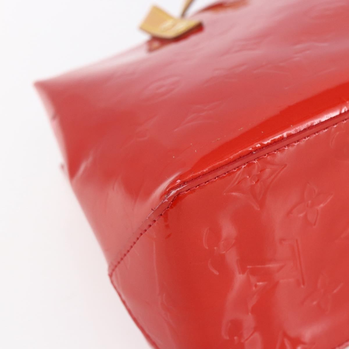 Louis Vuitton Reade Handbag Monogram Vernis Red Patent_Leather Handbag (Pre-Owned)