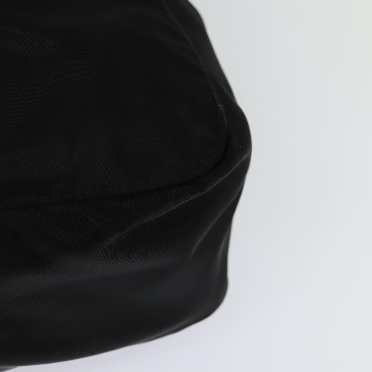 Prada Vintage Handbag Tessuto Black Nylon Handbag (Pre-Owned)