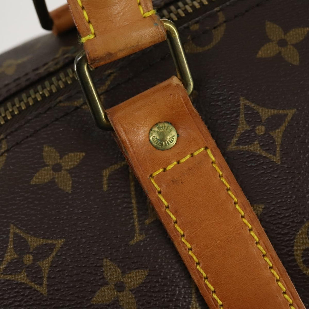 Louis Vuitton Keepall Bag Monogram Canvas Brown Canvas Travel Bag Bag (Pre-Owned)