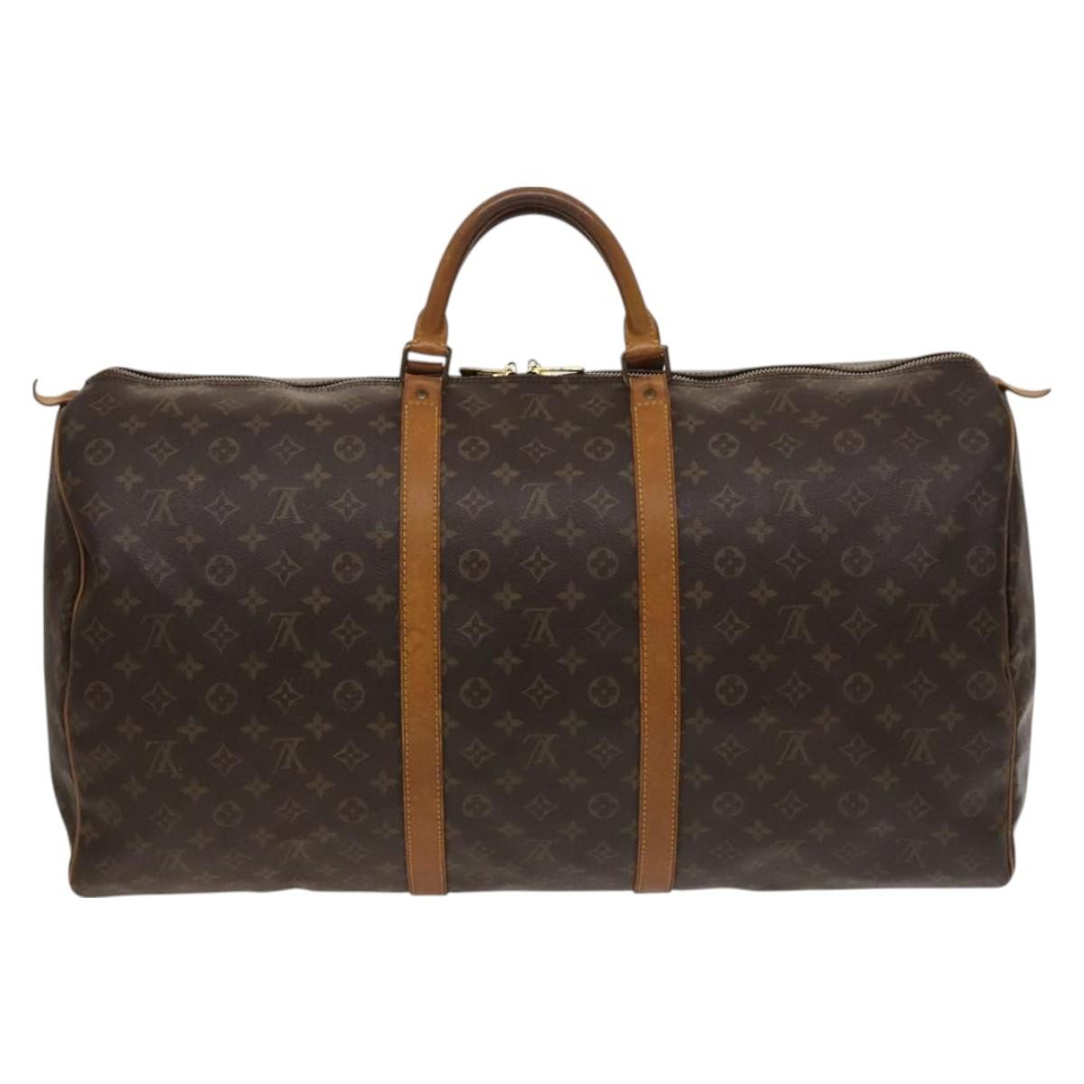 Louis Vuitton Keepall Bag Monogram Canvas Multicolour Canvas Travel Bag Bag (Pre-Owned)