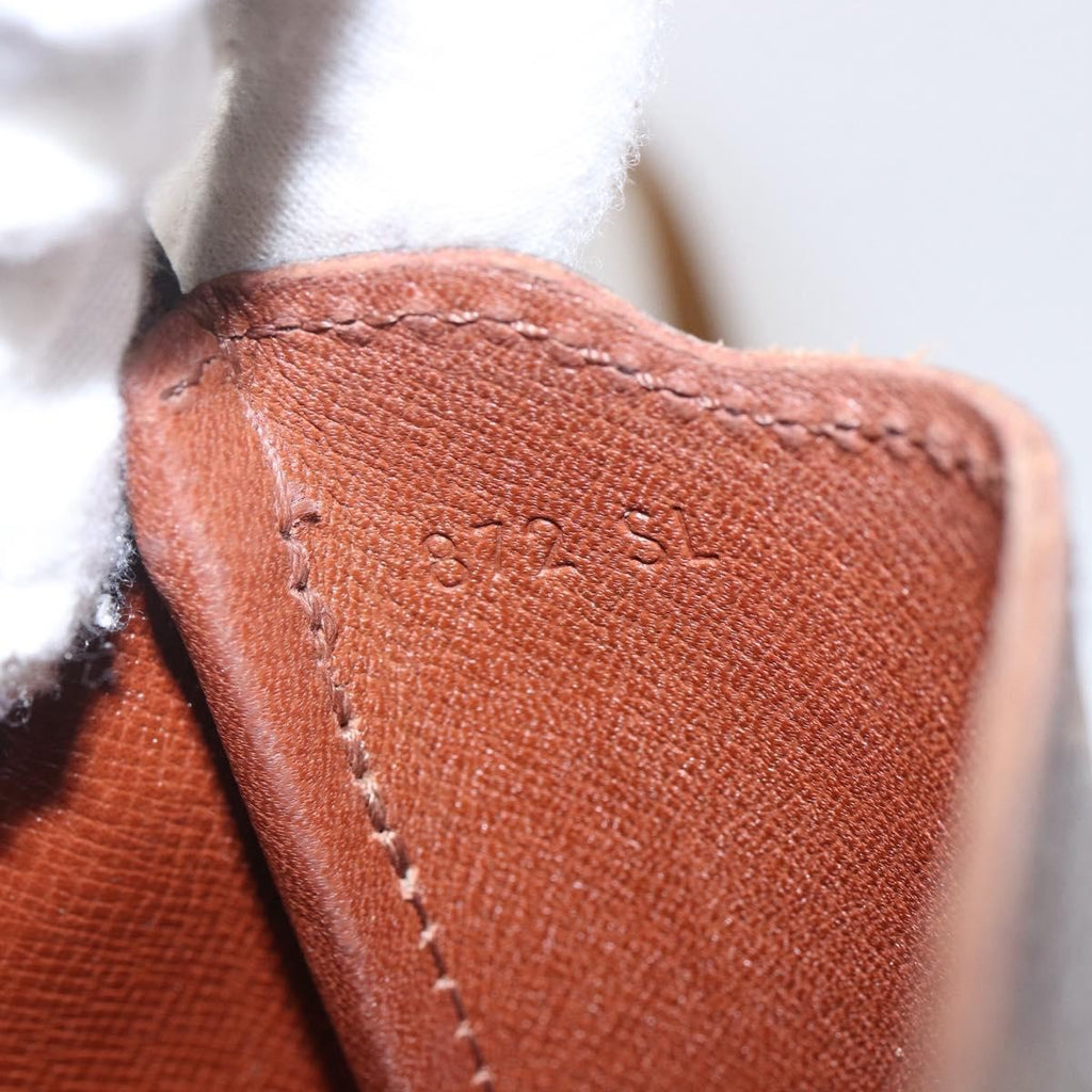 Louis Vuitton Cartouchiere Handbag Monogram Canvas Brown Canvas Shoulder Bag Bag (Pre-Owned)