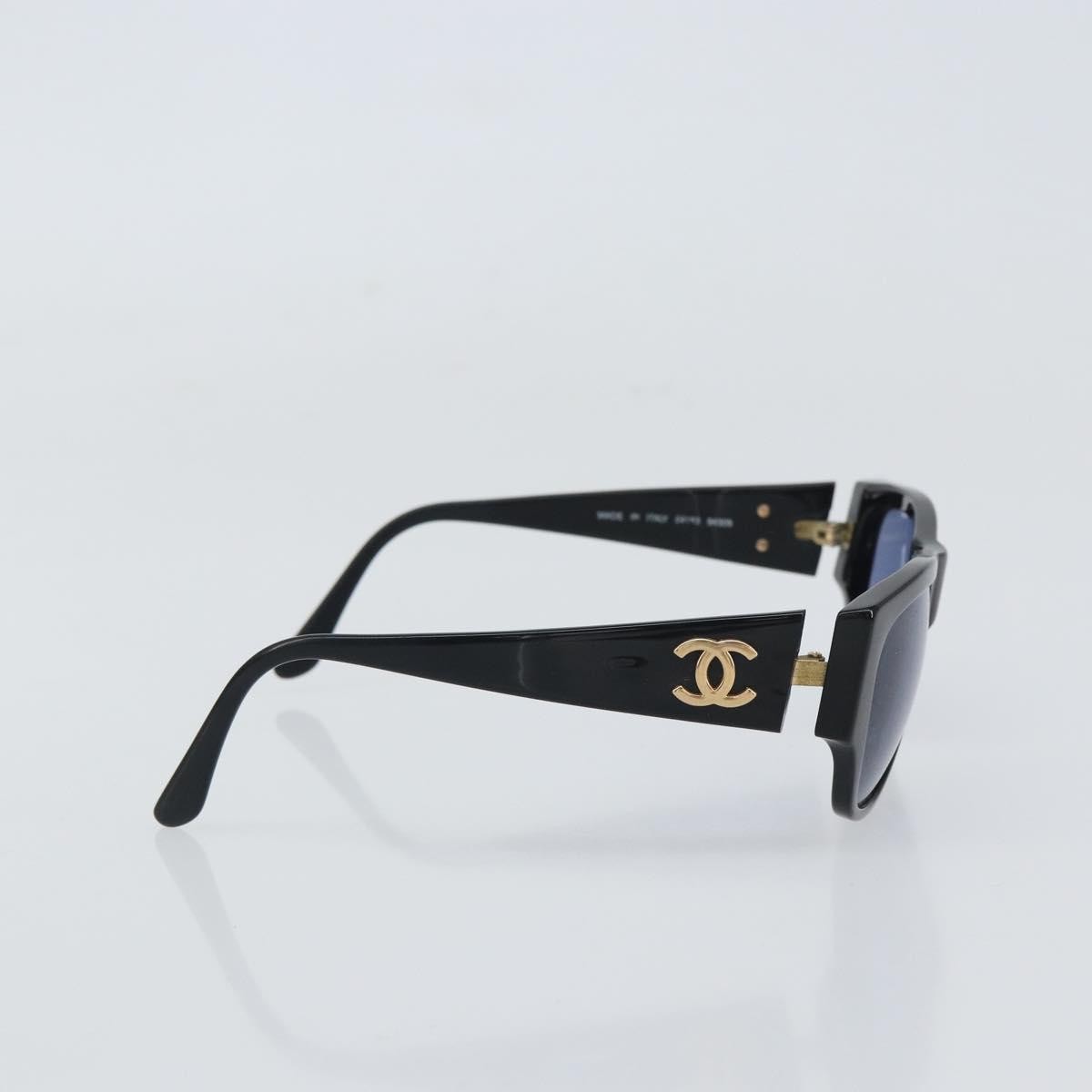 Chanel Logo Cc Sunglasses Plastic Black Plastic Sunglasse Accessory (Pre-Owned)