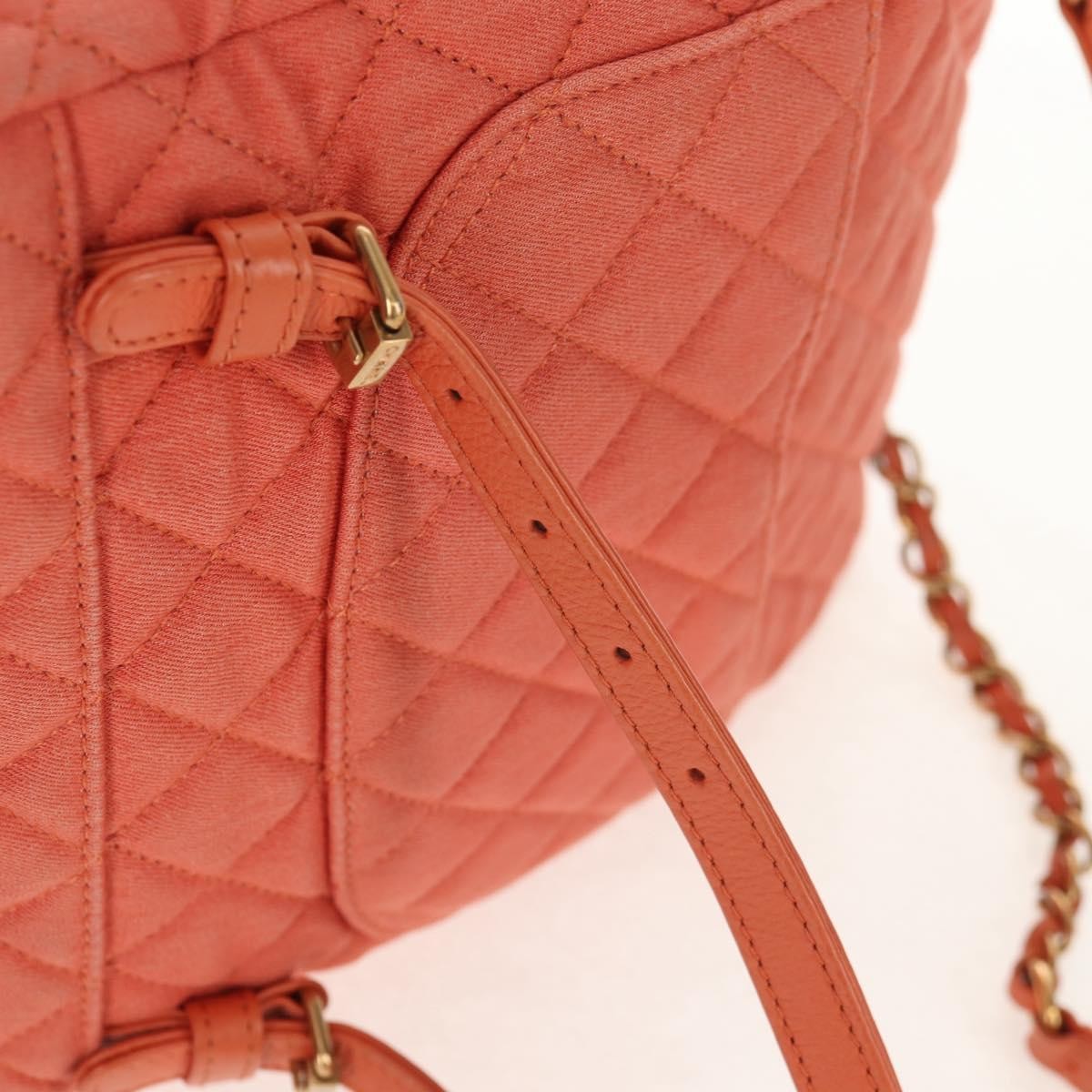 Chanel Vintage Flap Backpack Denim Pink Denim_Jeans Backpack Bag (Pre-Owned)