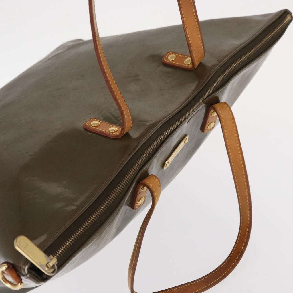 Louis Vuitton Bellevue Handbag Monogram Vernis Brown Patent_Leather Tote Bag Bag (Pre-Owned)