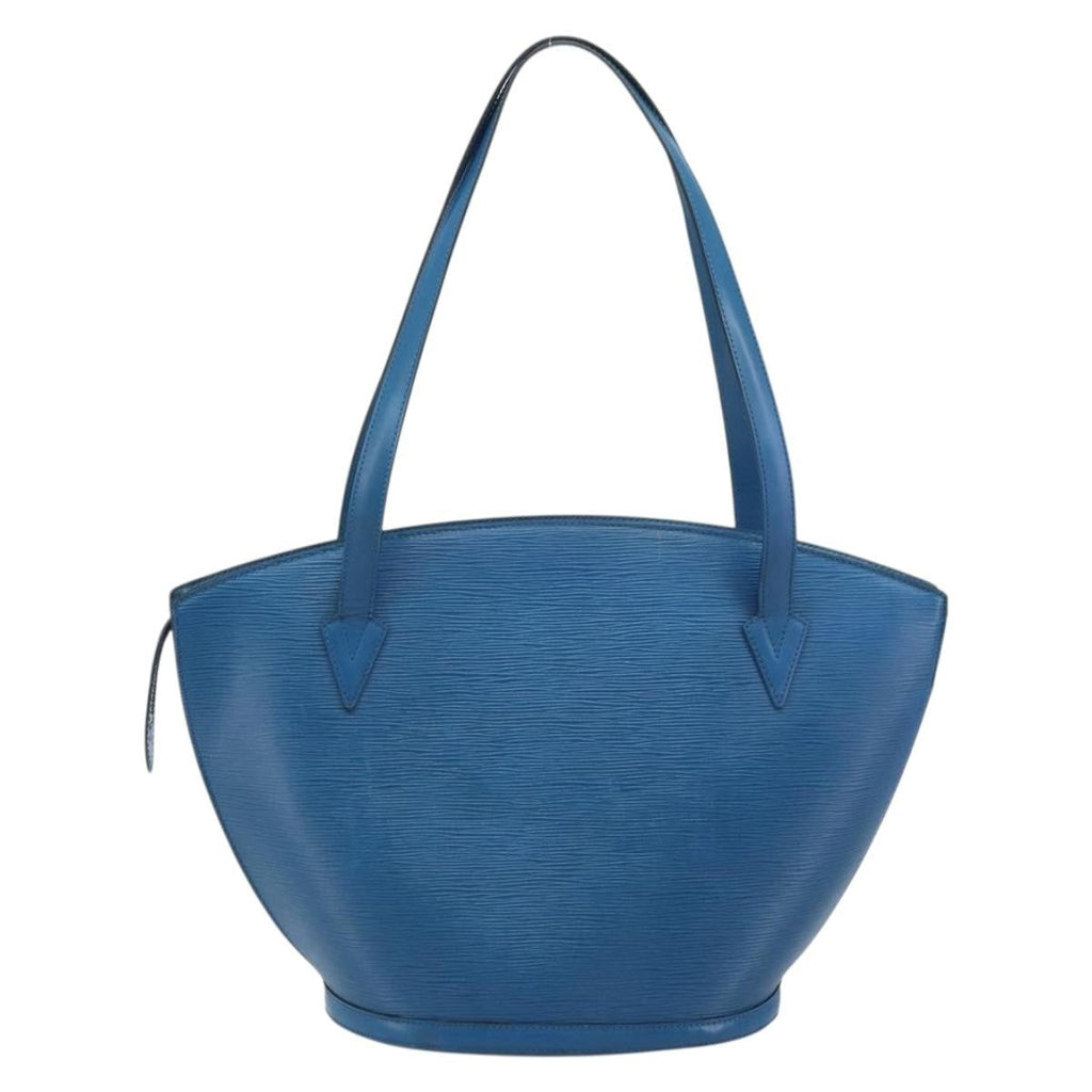 Louis Vuitton Saint Jacques Handbag Epi Leather Blue Leather Shoulder Bag Bag (Pre-Owned)