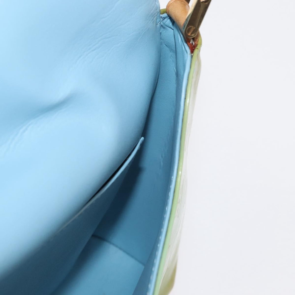 Louis Vuitton Thompson Street Handbag Monogram Vernis Blue Patent_Leather Shoulder Bag Bag (Pre-Owned)