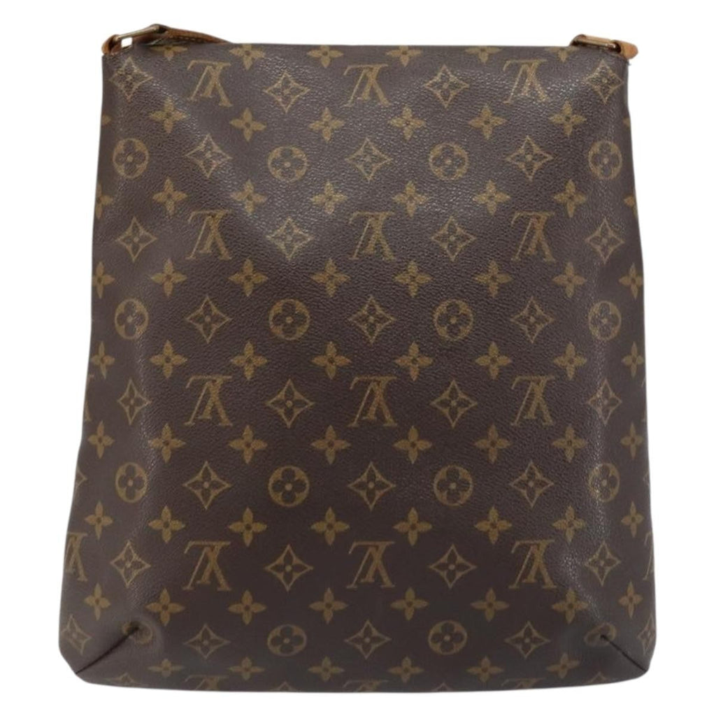 Louis Vuitton Musette Handbag Monogram Canvas Brown Canvas Shoulder Bag Bag (Pre-Owned)
