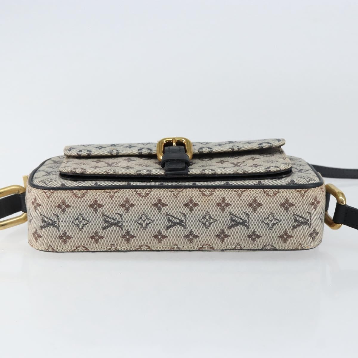 Louis Vuitton Juliette Crossbody Bag Mini Lin Blue Canvas Shoulder Bag Bag (Pre-Owned)
