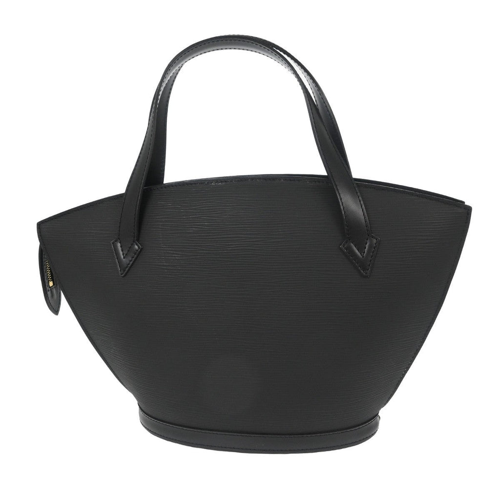 Louis Vuitton Saint Jacques Handbag Epi Leather Black Leather Handbag (Pre-Owned)