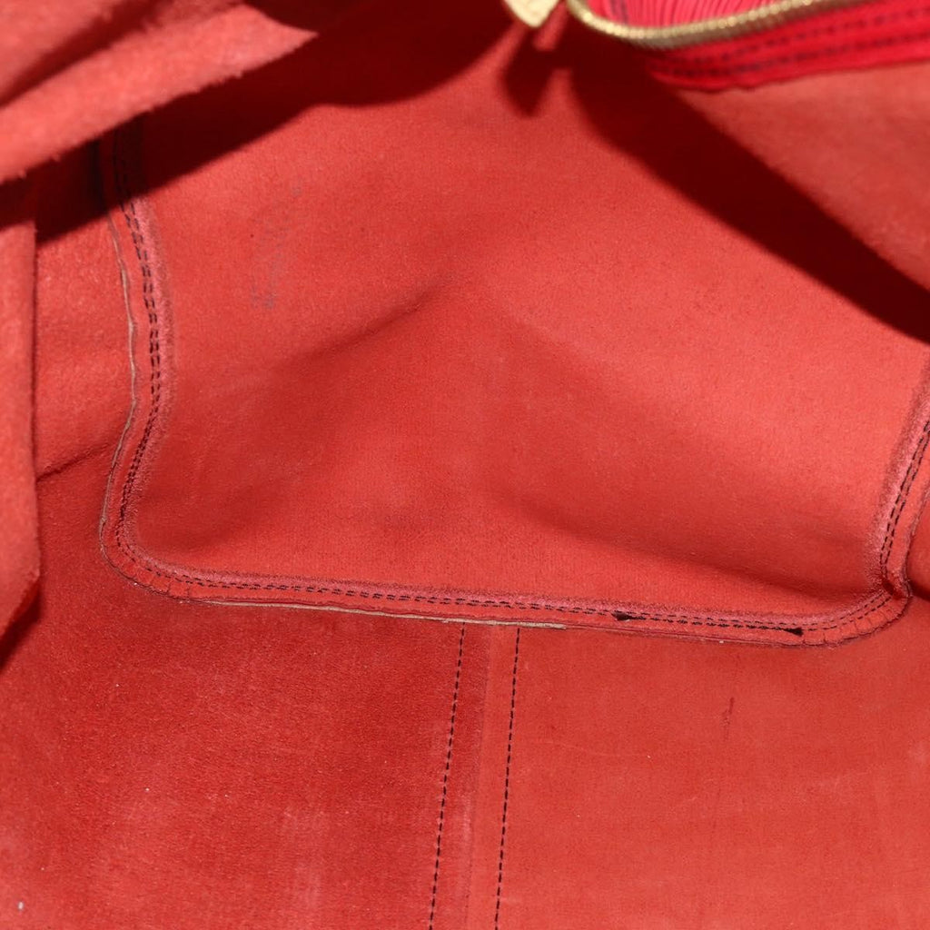 Louis Vuitton Keepall Bag Epi Leather Red Leather Travel Bag Bag (Pre-Owned)