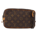 Louis Vuitton Pochette Marly Bandouliere Bag Monogram Canvas Brown Canvas Shoulder Bag Bag (Pre-Owned)