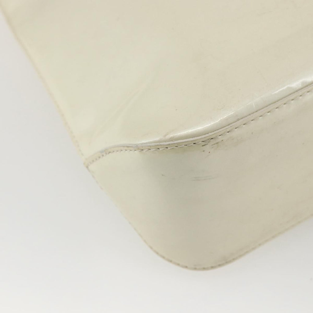 Louis Vuitton Brentwood Handbag Monogram Vernis Beige Patent_Leather Tote Bag Bag (Pre-Owned)