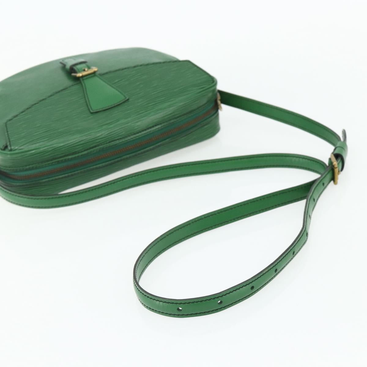 Louis Vuitton Jeune Fille Handbag Epi Leather Green Leather Shoulder Bag Bag (Pre-Owned)