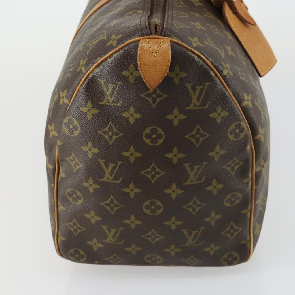 Louis Vuitton Keepall Bag Monogram Canvas Brown Canvas Travel Bag Bag (Pre-Owned)