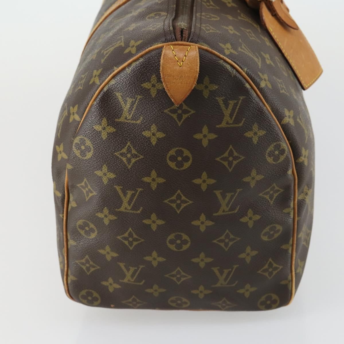 Louis Vuitton Keepall Bag Monogram Canvas Brown Canvas Travel Bag Bag (Pre-Owned)