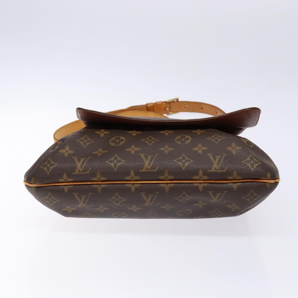 Louis Vuitton Musette Salsa Handbag Monogram Canvas Brown Canvas Bag (Pre-Owned)