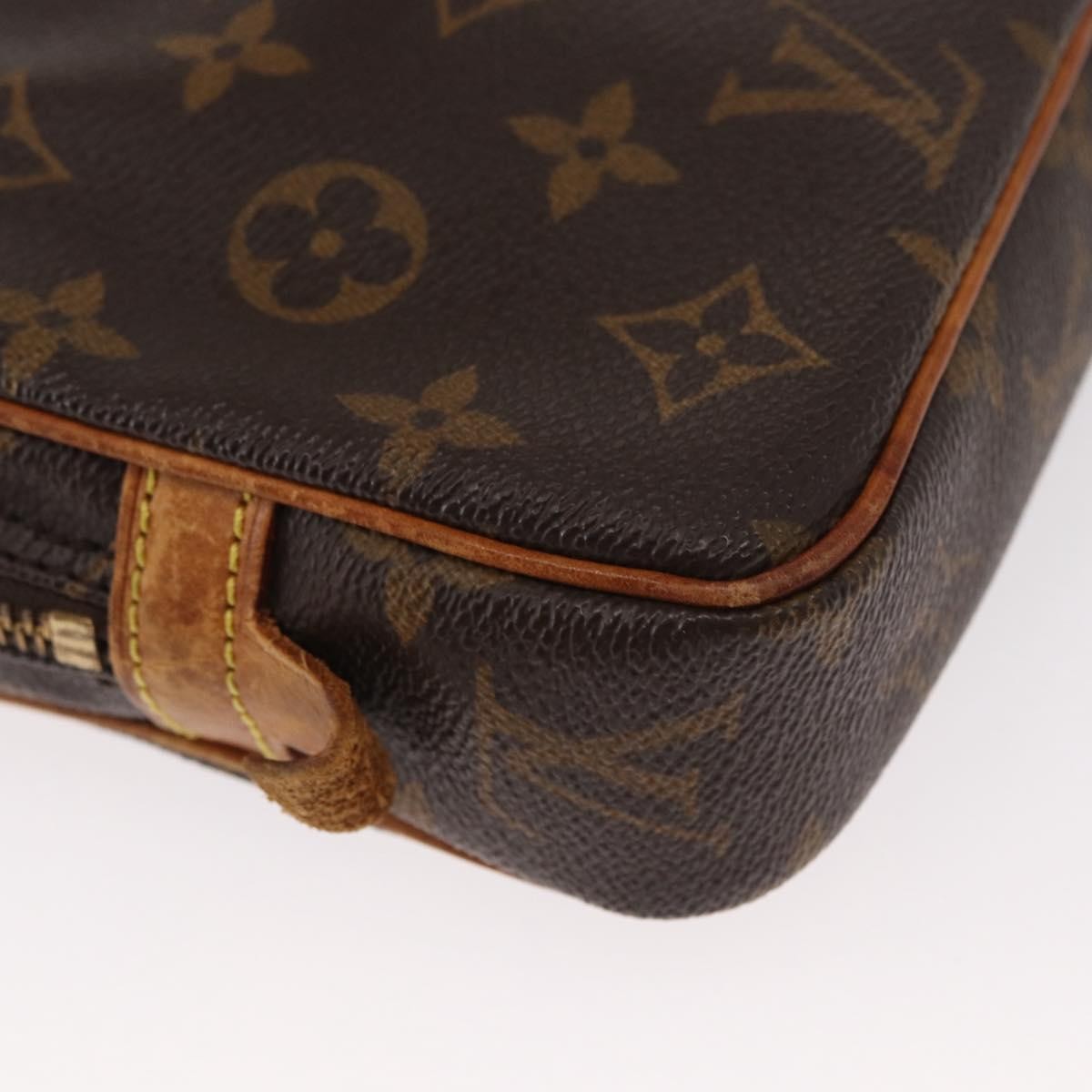 Louis Vuitton Pochette Marly Bandouliere Bag Monogram Canvas Brown Canvas Shoulder Bag Bag (Pre-Owned)