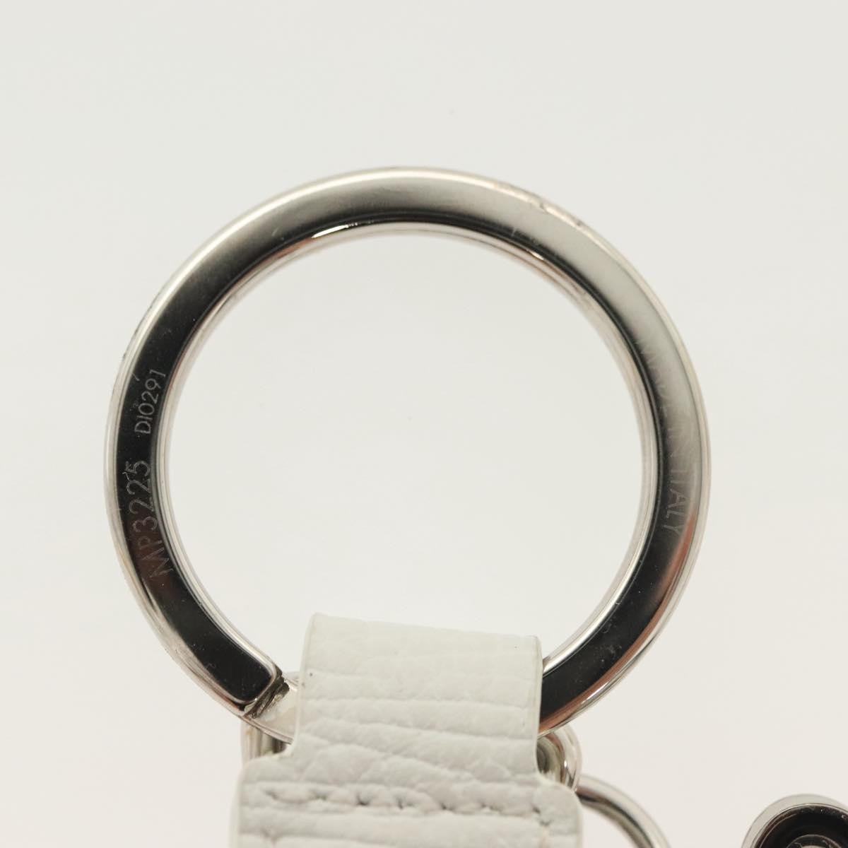 Louis Vuitton Animal Family Bag Charm And Key Holder Metal With Leather White Metal Charms And Keychains Accessory (Pre-Owned)