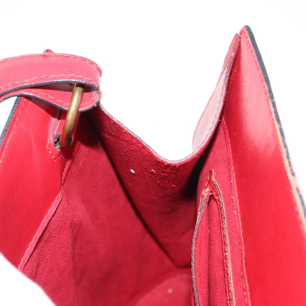 Louis Vuitton Cluny Shoulder Bag Epi Leather Red Leather Shoulder Bag Bag (Pre-Owned)
