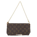 Louis Vuitton Favorite Handbag Monogram Canvas Brown Canvas Shoulder Bag Bag (Pre-Owned)