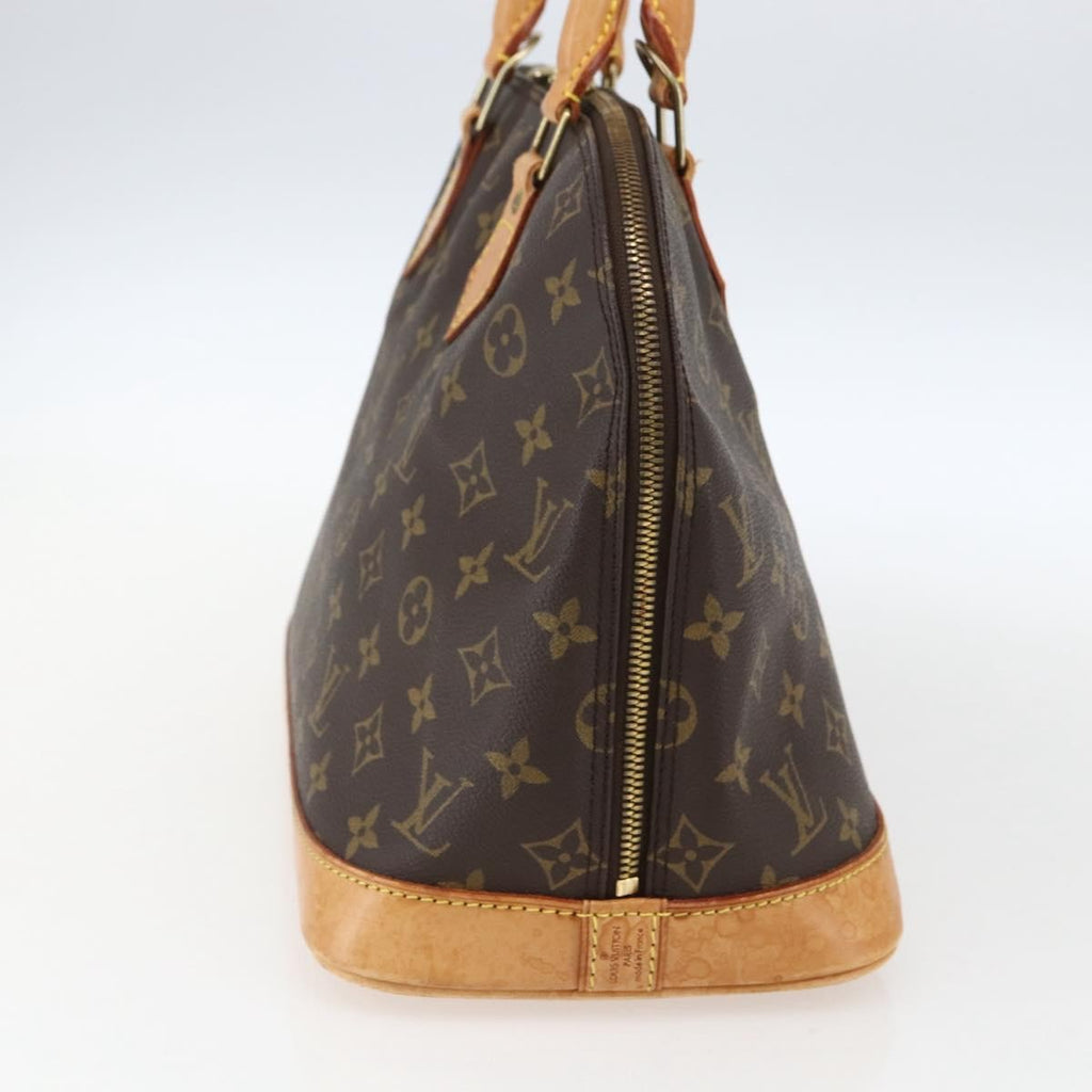 Louis Vuitton Alma Handbag Monogram Canvas Brown Canvas Handbag (Pre-Owned)