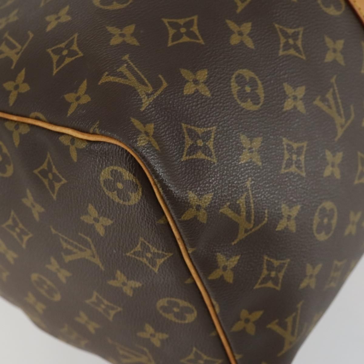 Louis Vuitton Keepall Bag Monogram Canvas Brown Canvas Travel Bag Bag (Pre-Owned)