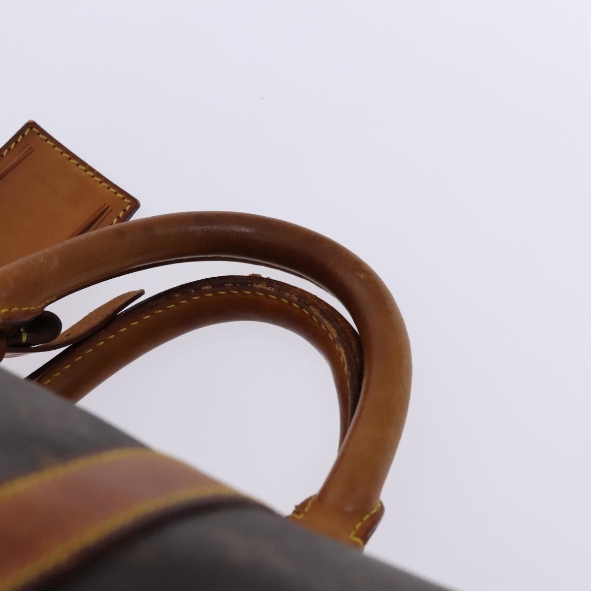 Louis Vuitton Keepall Bag Monogram Canvas Brown Canvas Travel Bag Bag (Pre-Owned)