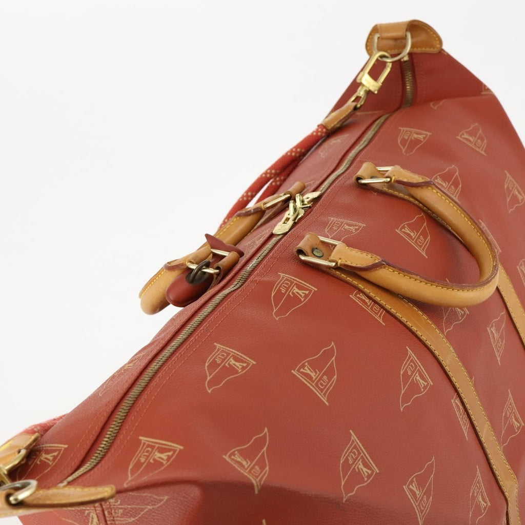 Louis Vuitton Cup Garment Cover Coated Canvas Red Pvc Travel Bag Bag (Pre-Owned)