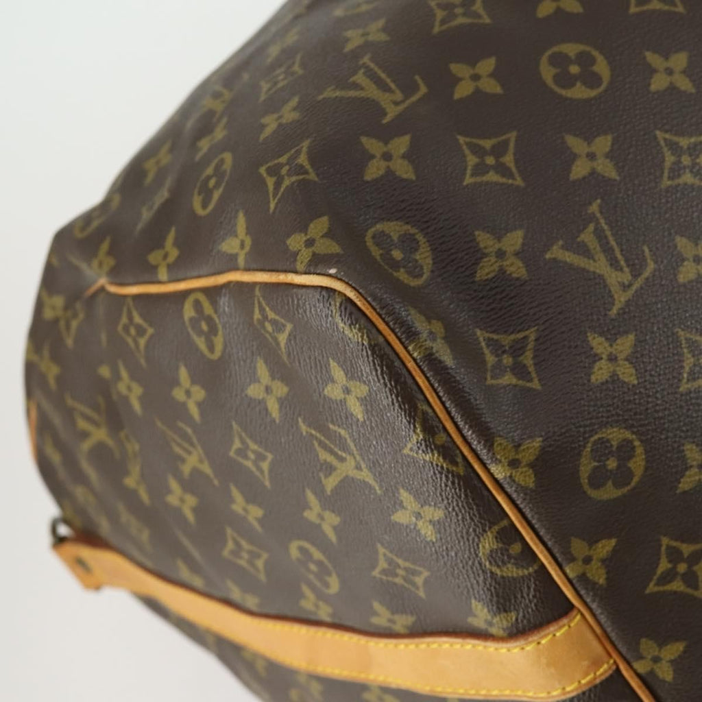 Louis Vuitton Keepall Bandouliere Bag Monogram Canvas Brown Canvas Travel Bag Bag (Pre-Owned)