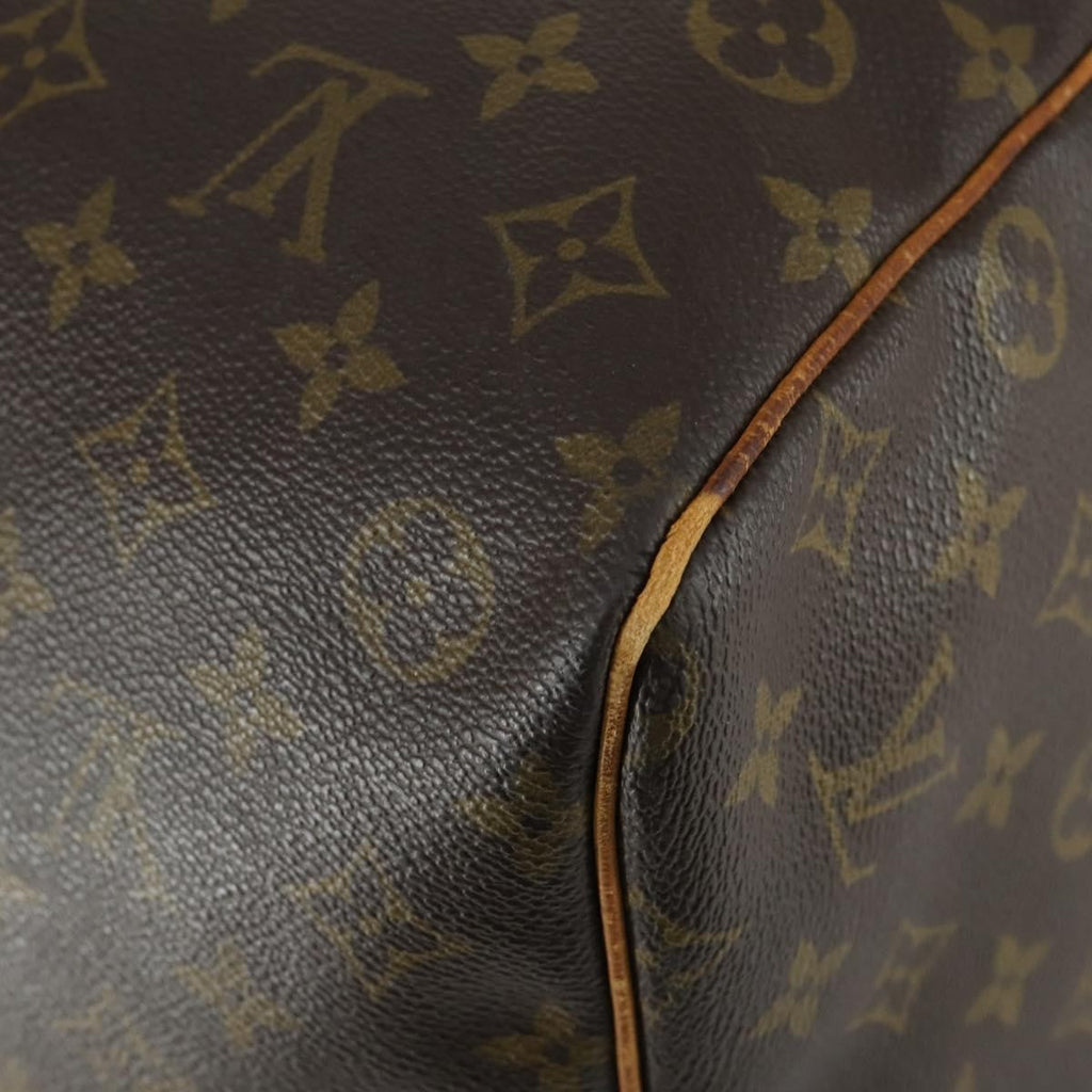 Louis Vuitton Keepall Bag Monogram Canvas Brown Canvas Travel Bag Bag (Pre-Owned)