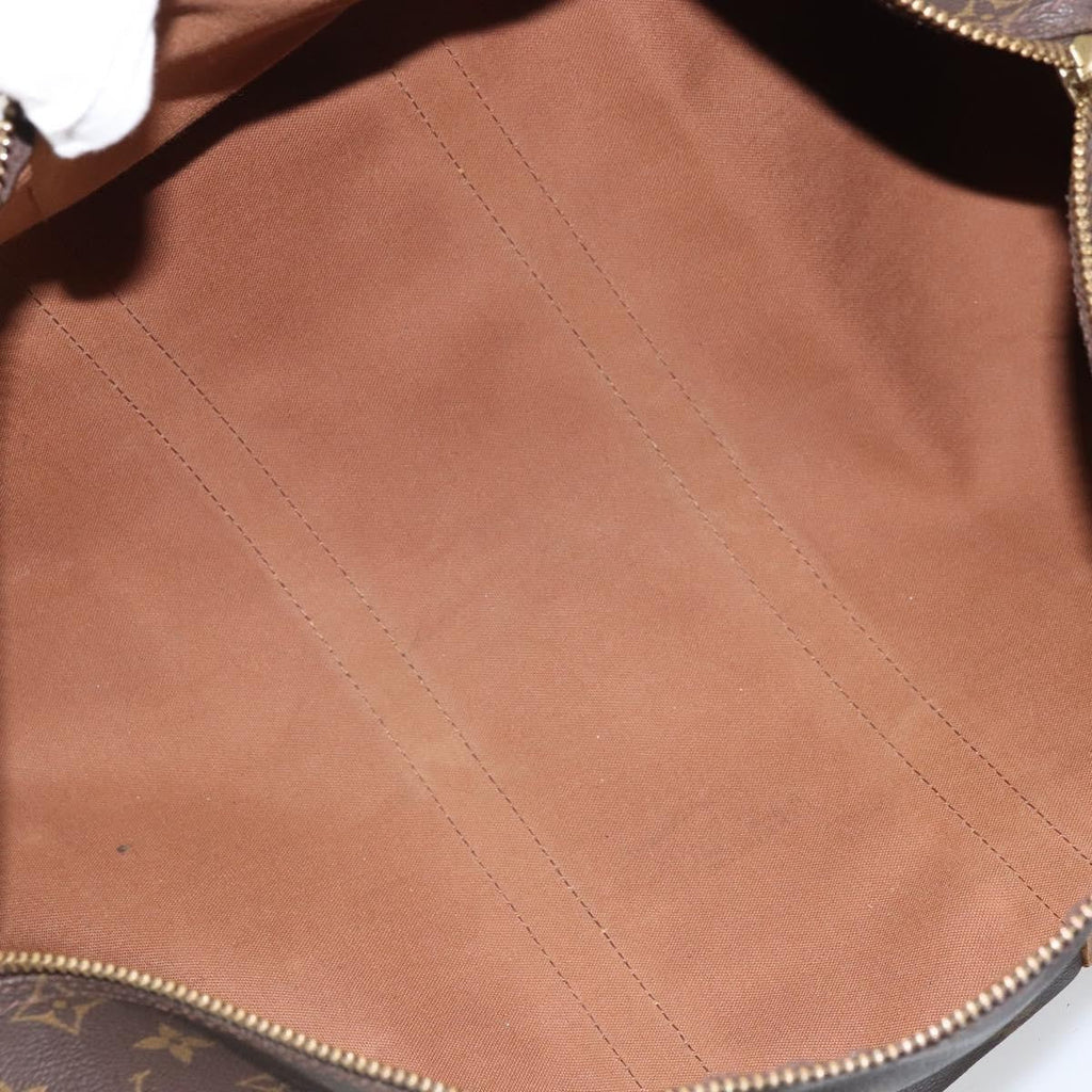 Louis Vuitton Keepall Bag Monogram Canvas Brown Canvas Travel Bag Bag (Pre-Owned)