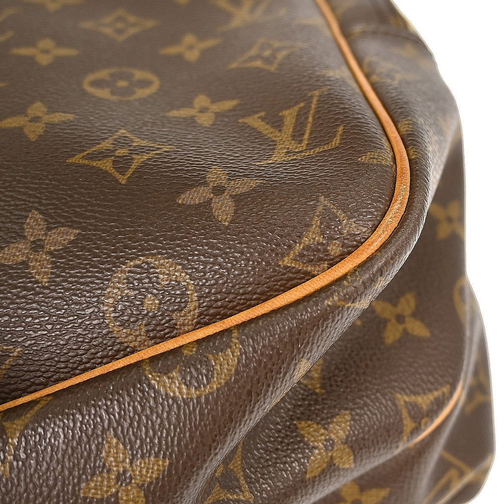 Louis Vuitton Reporter Bag Monogram Canvas Brown Canvas Shoulder Bag Bag (Pre-Owned)